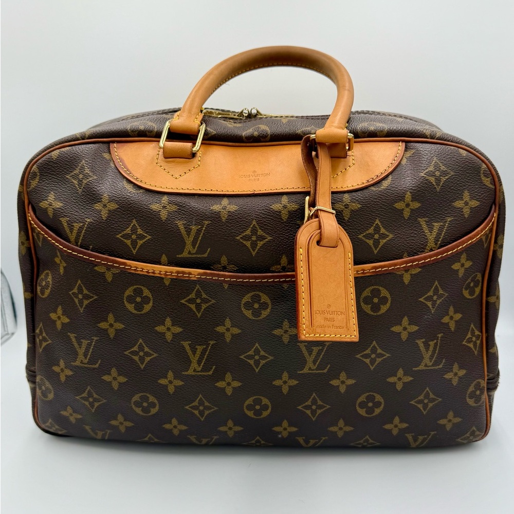 Louis Vuitton LV Monogram Deauville Hand Bag Vintage #53176A - Picture 2 of 11